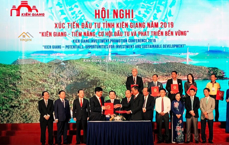 Hội nghị x&uacute;c tiến đầu tư tỉnh Ki&ecirc;n Giang diễn ra h&ocirc;m 29/7/2019